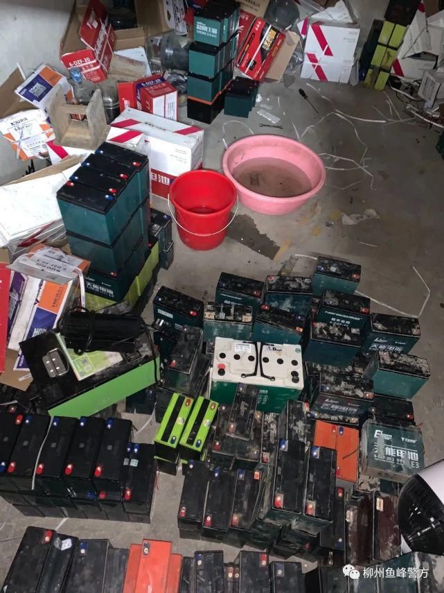 这一|利刃行动丨朝发夕破,警方一次查扣390个被盗电瓶!这一波战果有点大!