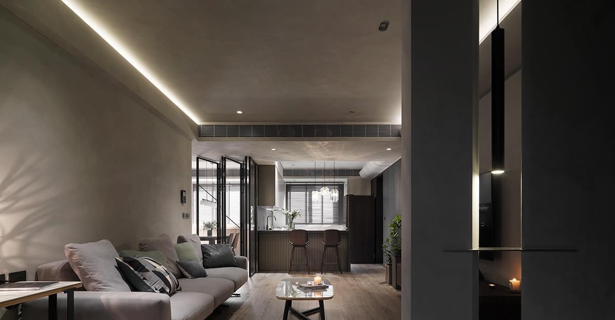  归宿|两个人的温暖归宿110㎡极简高级灰,打造极致优雅小家