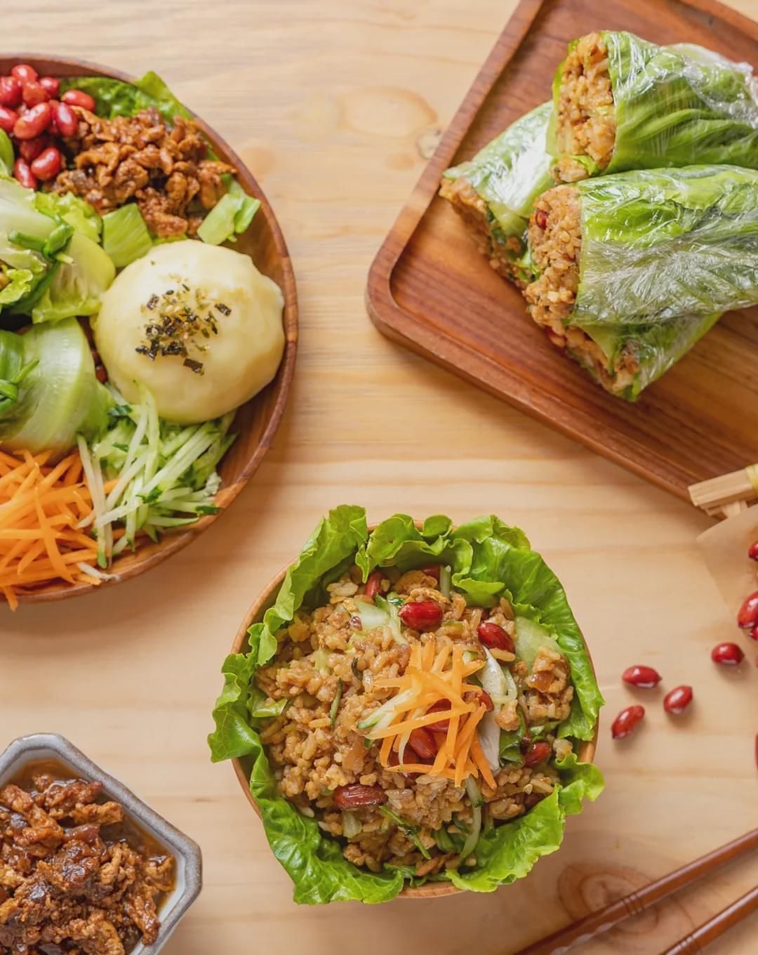  菜包饭|碗都不用洗! 大热天最爱这种懒人菜, 拌一拌就好吃