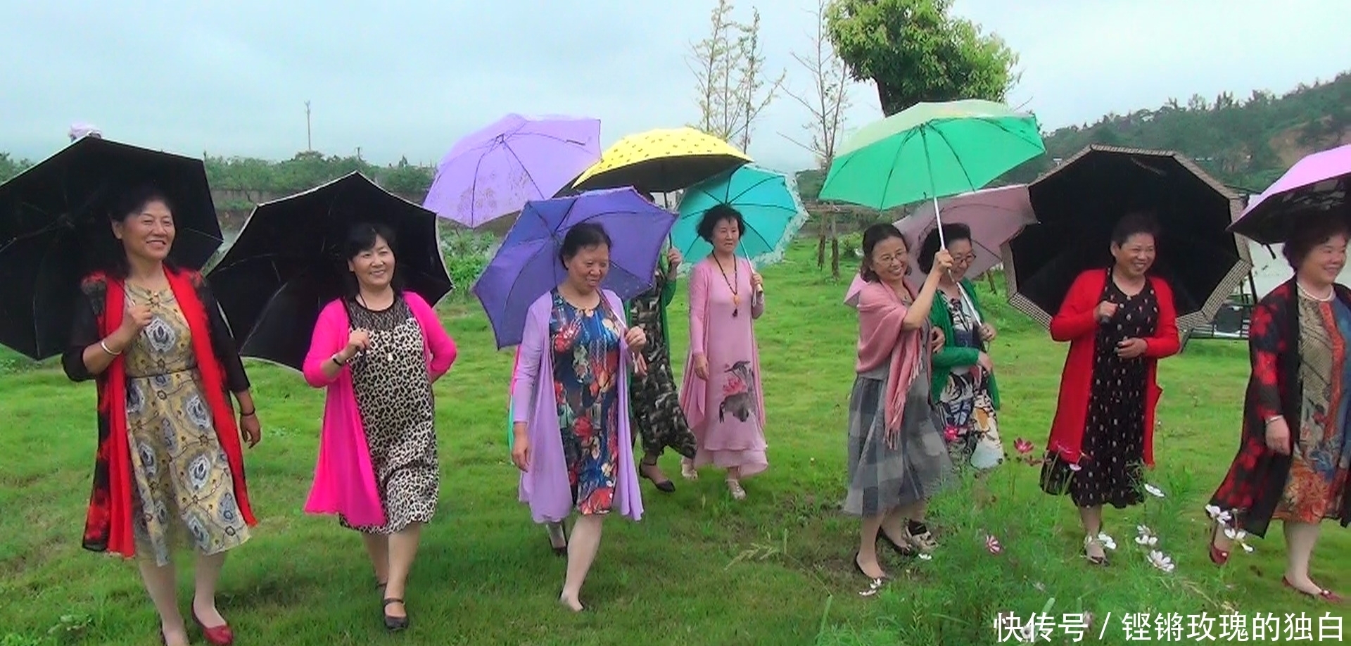  八中|马鞍山八中74届高中女生模特团：南京江宁竹庄生态园雨中走秀（音乐相册）