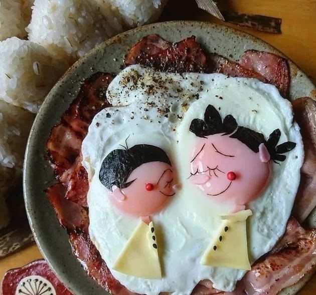 鸡蛋|?这位妈妈太有才,2颗蛋就能做出卡通角色便当,真是暖心又暖胃