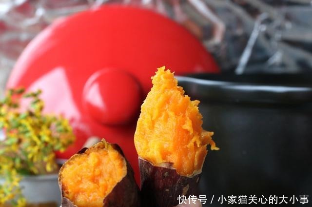 砂锅|烤红薯的家常做法,皮薄肉甜汁多,没有微波炉和烤箱也能做