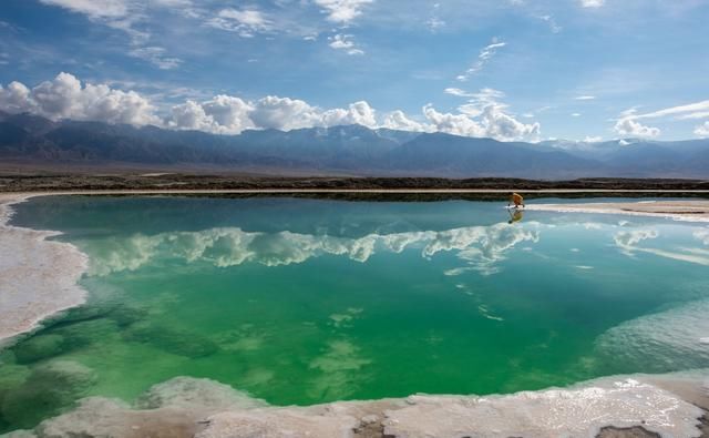  湖水|大柴旦：五彩谷天地雄奇之峻，翡翠湖水云婉约之华，柴达木探秘4