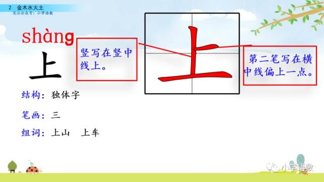  识字|部编版一年级语文上册识字2《金木水火土》课件及同步练习