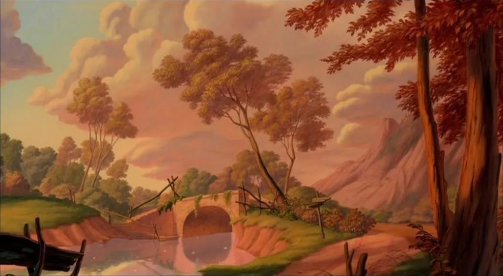 动画|迪斯尼经典动画背景美术资料公开