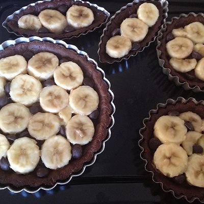  香蕉|巧克力香蕉奶酪派