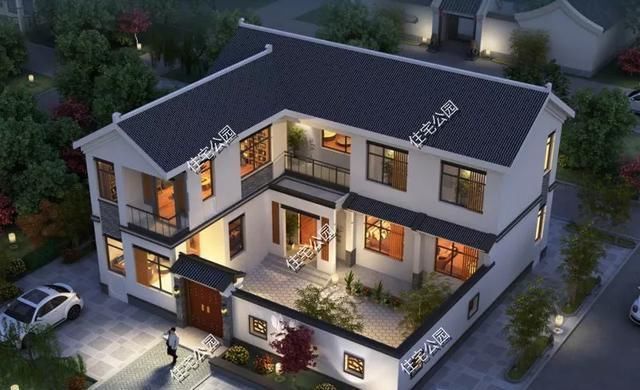 占地尺寸|农村没有堂屋的房子不是好房子,20套户型分享,总有一套看上眼