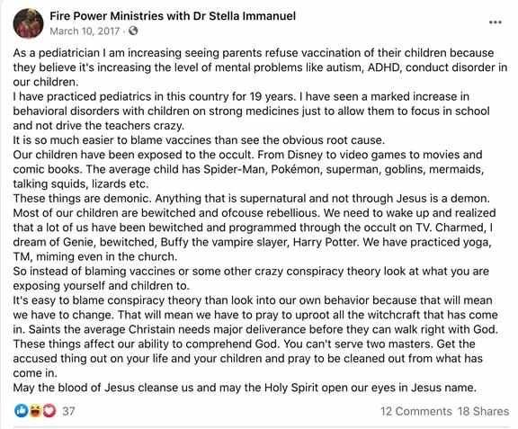  牧师|这就是特朗普父子器重的医生，一个认为恶魔控制一切的牧师