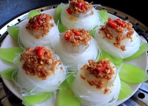  粉丝|红薯粉丝的美味新吃法，菜色雅致，鲜香营养，适合家宴的美味佳肴