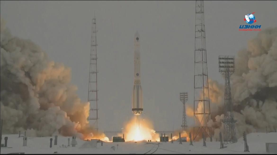 俄罗斯发射质子-M 运载火箭，成功将第4颗Elektro-L卫星送入太空