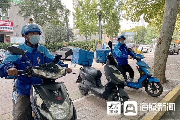 饿了么|数字里的国庆假期⑤外卖小哥假日坚守岗位 10月份努力跑到2000单
