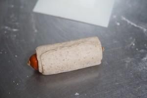  全麦|黑麦全麦香肠面包 100%全麦30%黑麦 无油无蛋无奶