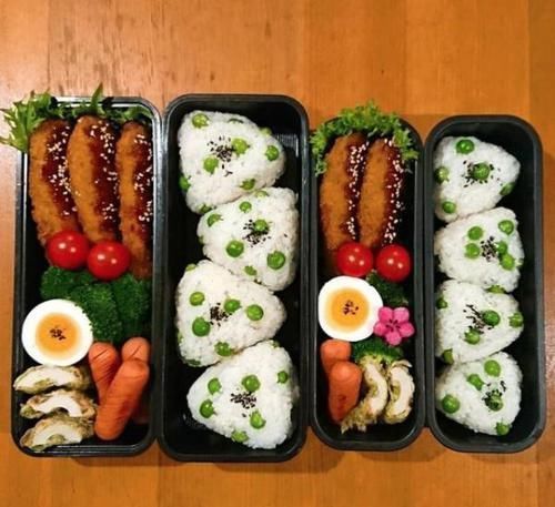 海苔饭团|日本一对兄妹的便当,吸引3万人围观,强迫症表示看起来好爽
