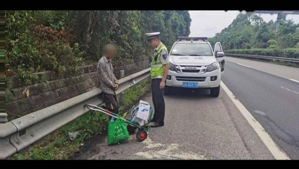  超车|七旬老人误入高速 超车道上逆行2公里