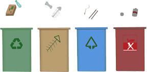  实行|宝应这条街道开始实行定时、分类收集生活垃圾