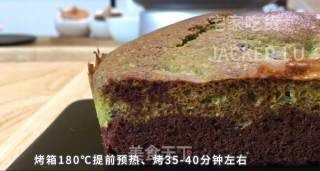 甜品|双色磅蛋糕教程,基础甜品、口感扎实细腻、茶香味和巧克力味浓郁。