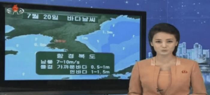  朝鲜|“韩国朝鲜”天气预报女主持人的对比，为了“收视率”真是不择手段