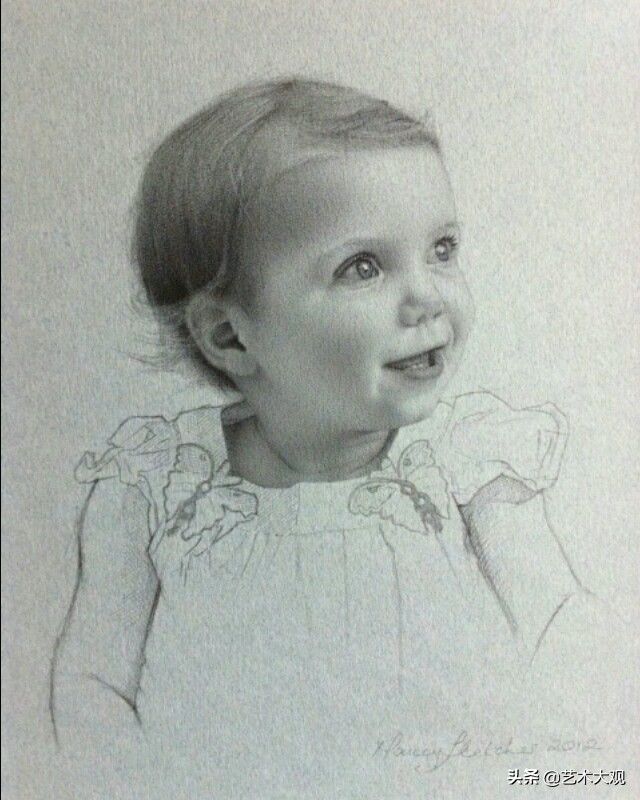  艺术家|英国女艺术家南希·弗莱彻人物肖像素描专辑 ???