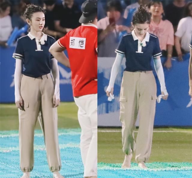 压板|下期《奔跑吧》未播先火,她是史上不怕指压板的人,全场嘉宾呆住