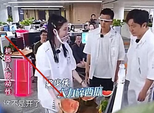  西瓜|赵小棠深陷“女汉子”人设，别人开西瓜用手掰，唯独她不一样