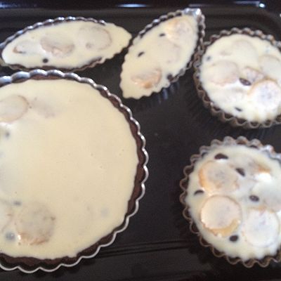  香蕉|巧克力香蕉奶酪派