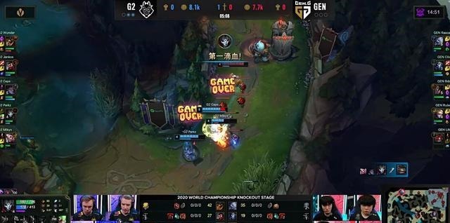 caps塞拉斯|LOL除尺帝外GEN全员不在状态,G2晋级四强赛后整活太吸粉!
