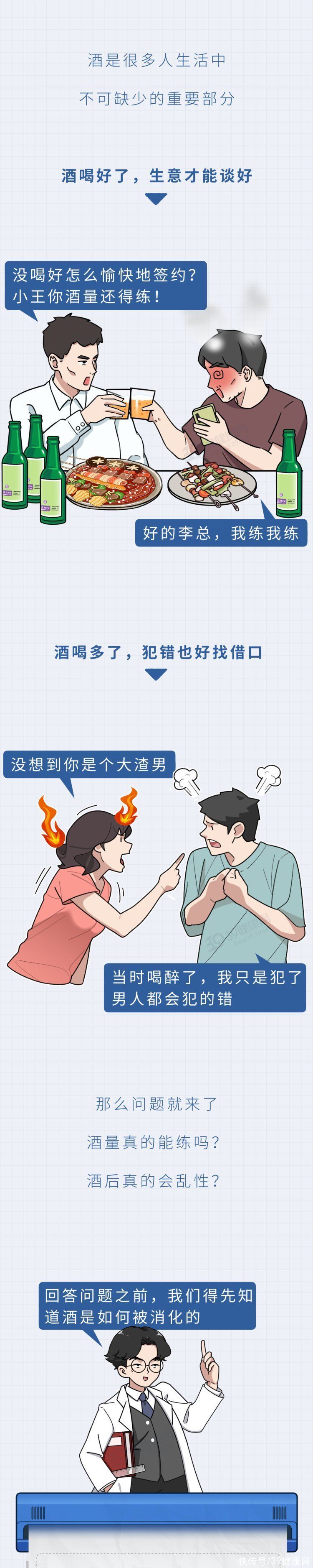 喝酒后脸上有4种颜色肝病(喝酒时，若脸上出现2种颜色，说明你的肝脏已经受损了)
