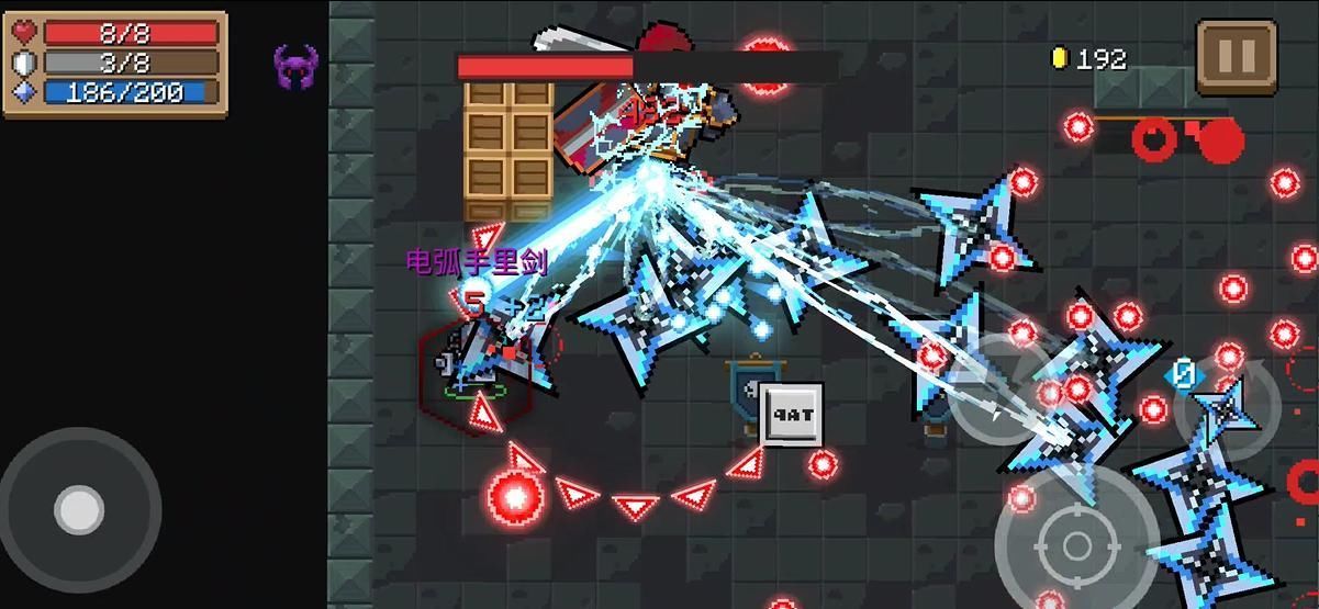 骑士|元气骑士见过满配电弧手里剑吗不用攻击键,14分钟通关吊炸天