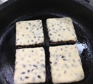  红豆|用自制的蜜红豆做的红豆饼