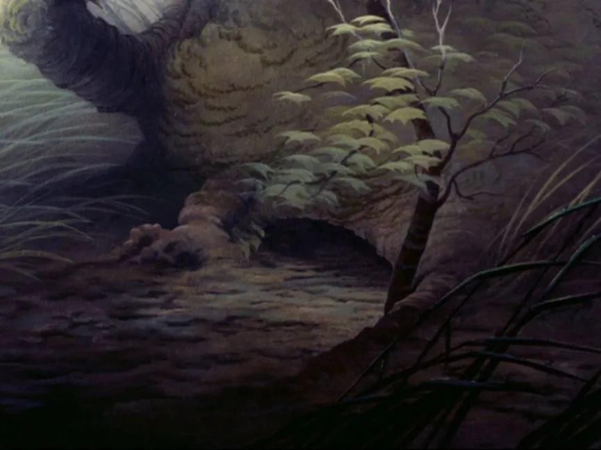  动画|迪斯尼经典动画背景美术资料公开