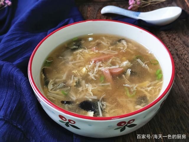 初秋|初秋,我家不喝粥,爱喝这汤,酸辣够味儿,每次煮了没剩过!