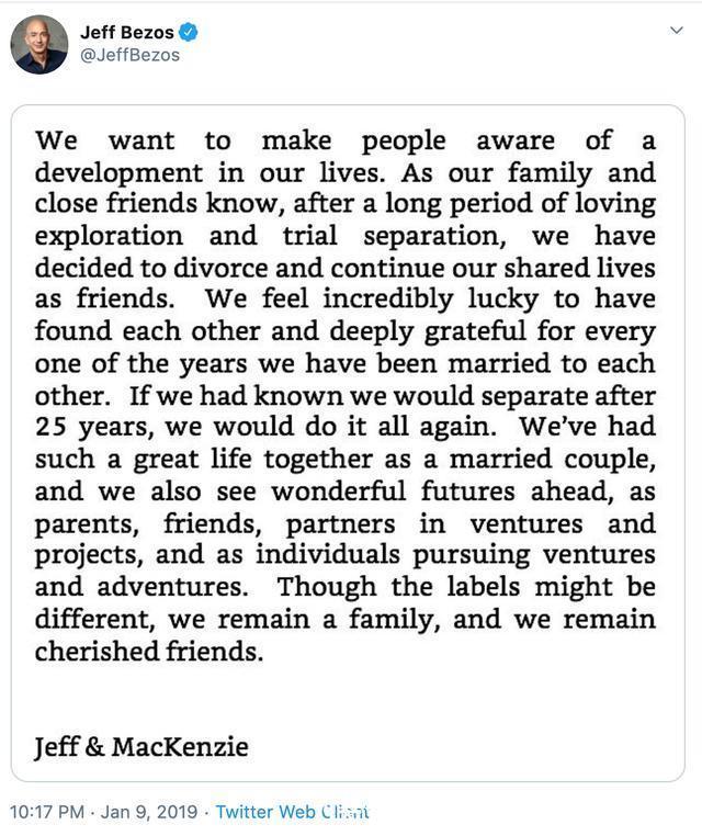  贝佐斯|亿万富豪丈夫出轨，她潇洒离婚后从“主妇”变美国女首富？！