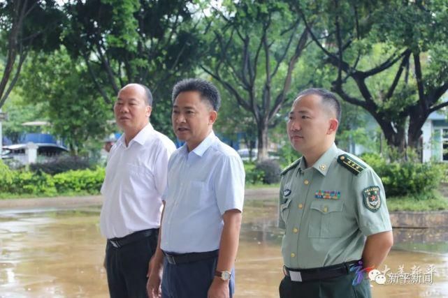  官兵|普光照看望慰问县人武部官兵