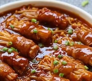  无比|金针菇牛肉卷的家常做法，酸辣无敌超级下饭，巨香无比好吃到舔盘