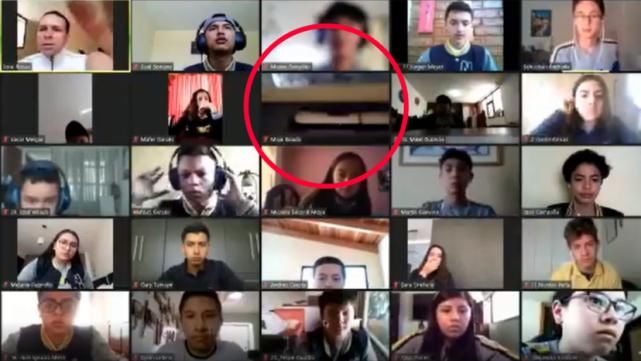 镜头|女学生上网课时被入室打劫，视频镜头记录下一切，老师和同学都看着