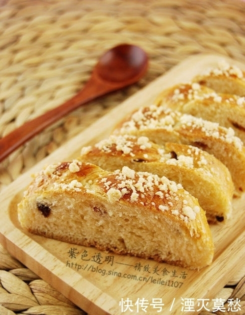 辫子|淡奶油葡萄干辫子面包