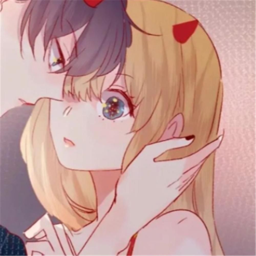  下辈子|唯美·天真·动漫情侣头像： 这辈子我放过你了，下辈子记得带我回家