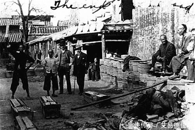 斩杀|清末义和团成员被斩杀现场老照片