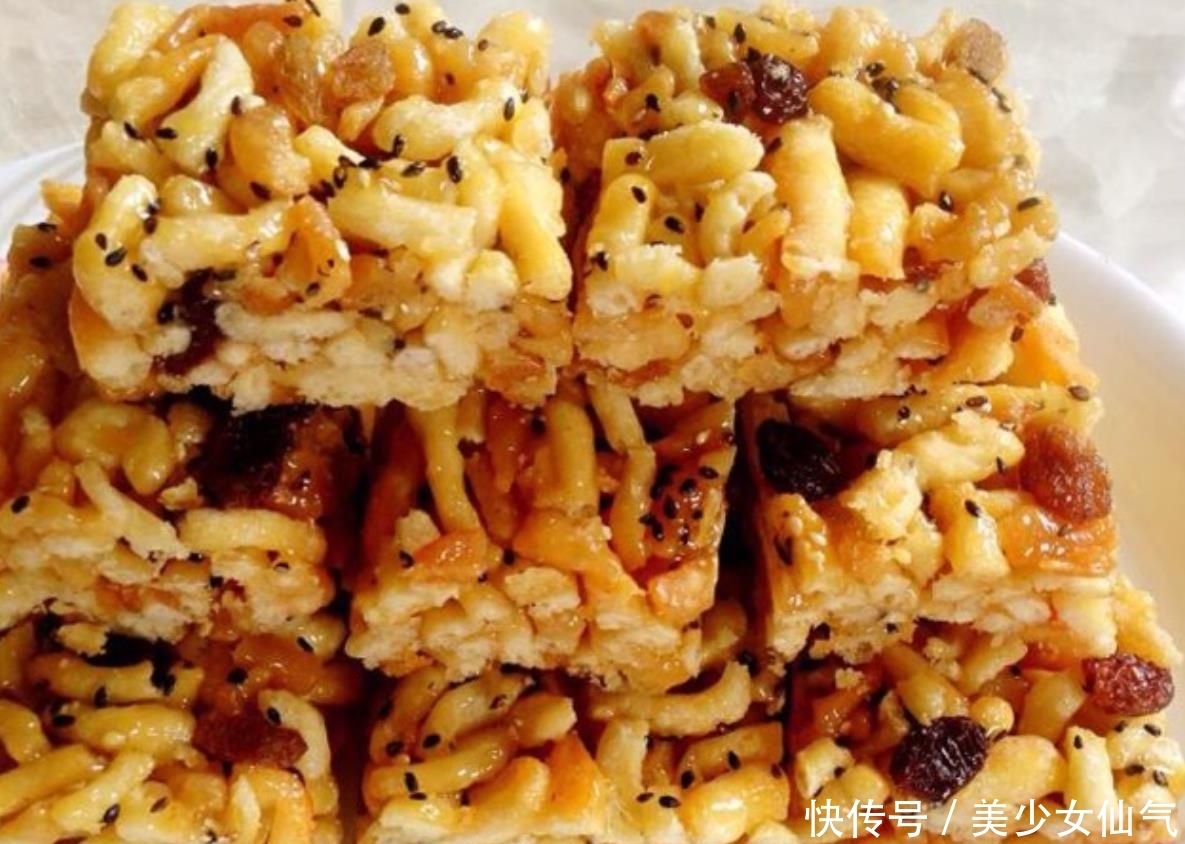 不用|想吃沙琪玛不用出去买,家里有面粉就能做,做法简单,好吃又健康