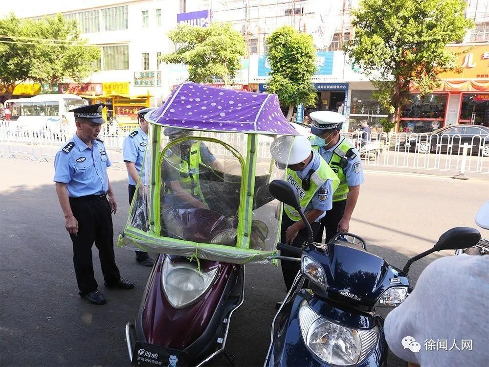 逆行|注意！徐闻闯红灯、逆行、不戴头盔等行为，全力整治中……