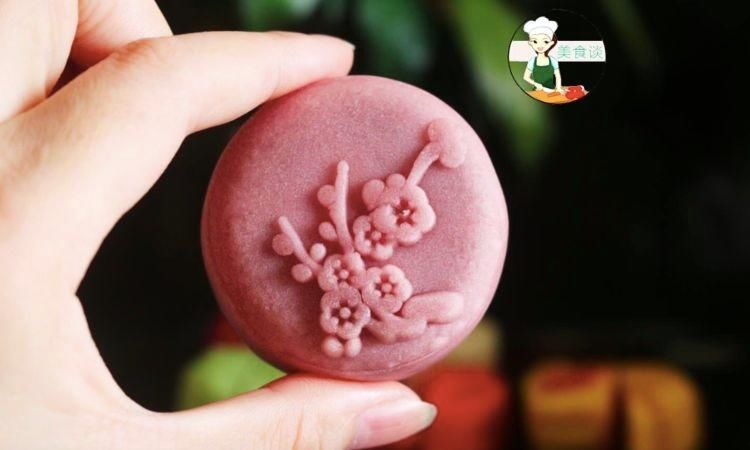 流心|此月饼第一次见,实在太美了,发朋友圈被点赞,网友:舍不得吃了