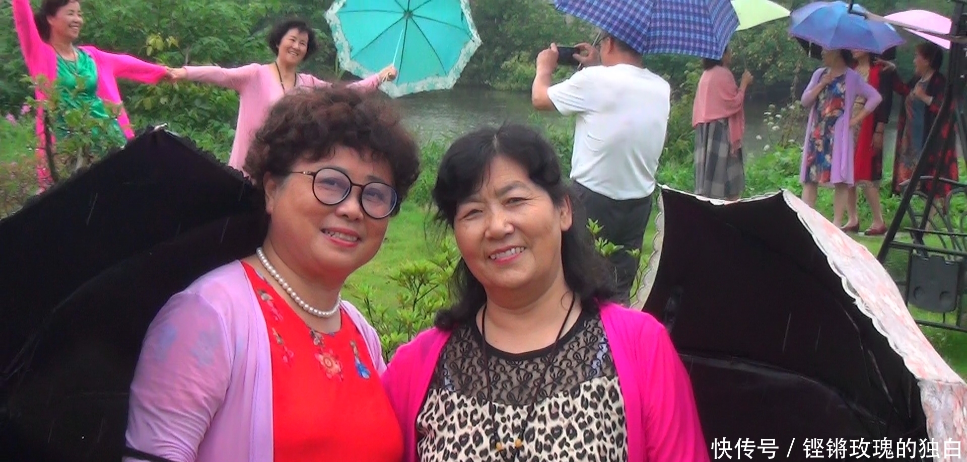 八中|马鞍山八中74届高中女生模特团:南京江宁竹庄生态园雨中走秀(音乐相册)