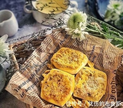  自创|自创蒜香肉糜馒头吐司