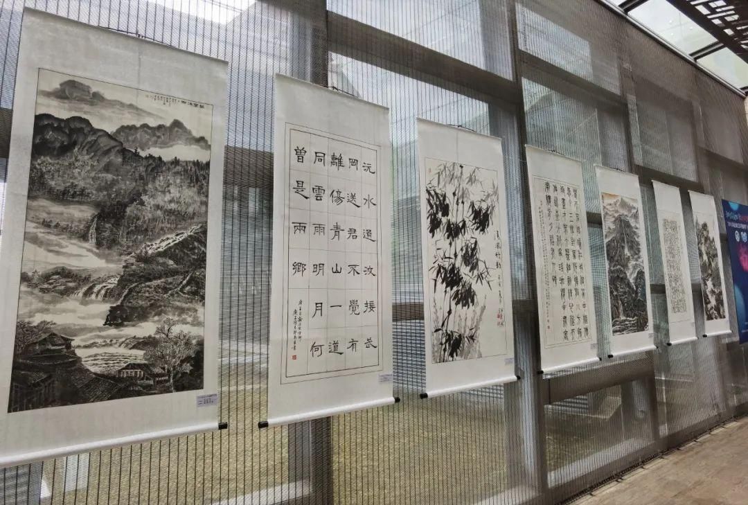青浦区|青浦区图书馆这个书画展今日上线！