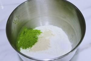  麻花|扎麻花辫的抹茶奶盖吐司（含出膜、发酵、制作奶盖、芝士馅做法）