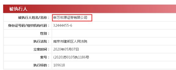 被执行人|申万宏源多个“丑闻”：今年以来三次被法院列为被执行人、曾有业务部董事利用其姐夫账号收受贿赂150万元、曾有营销经理“侵吞”公司800多万元