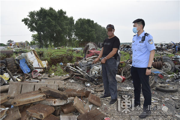  废品收购|两男子盗窃塑料布苞米暖气片销赃废品收购站