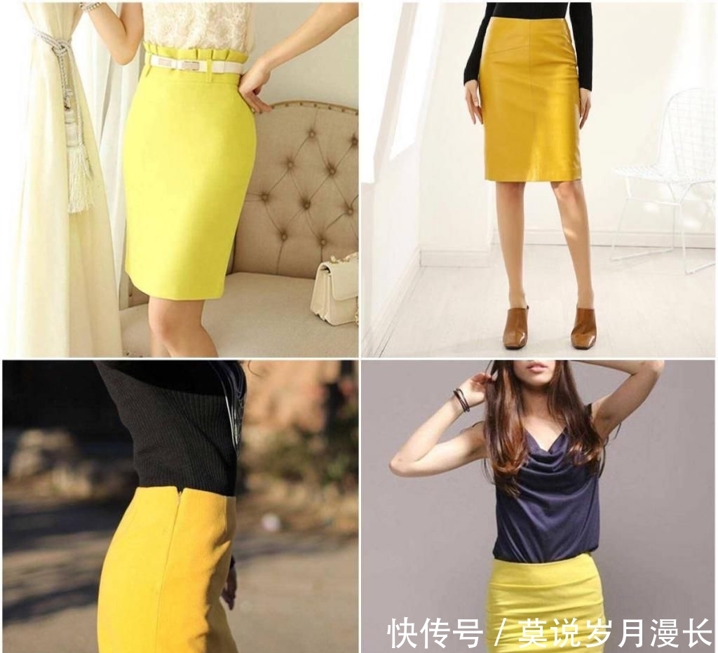 时尚|让我偷偷告诉你,绿色和黄色搭配不撞色,并且很显年轻与时尚气质