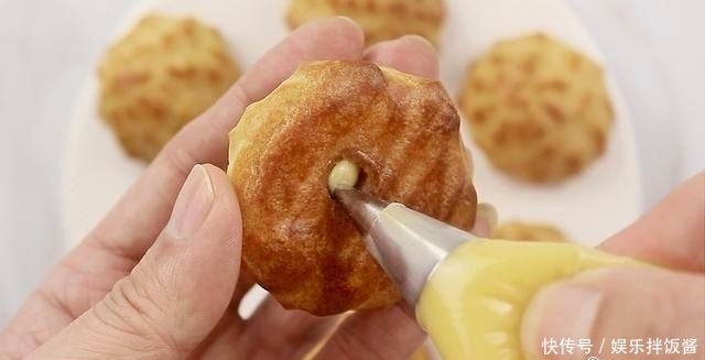 按步|自制甜点香草味泡芙,按步制作比蛋糕简单,零失误操作轻松完成