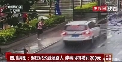 宝山|宝山司机注意啦!下雨天这么做是违法的~